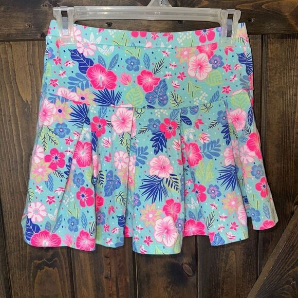 Tommy Bahama Floral Hawaiian Print Skort - Picture 2 of 5